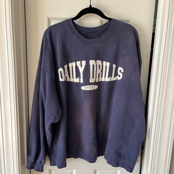 Daily Drills Sweaters - Daily Drills Sport Oversized Crewneck